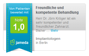 Note 1,0 - Implantologe in Berlin