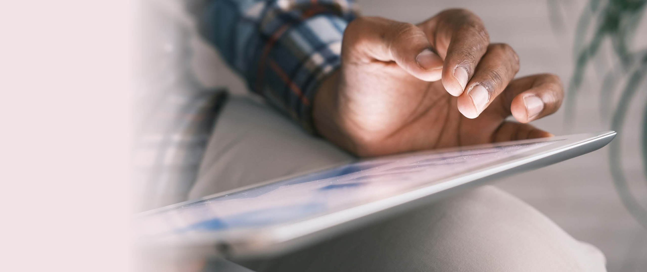 Patientendaten auf Tablet eingeben